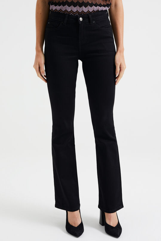 Damen-Bootcut-Jeans mit normaler Bundhöhe